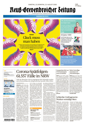 Cover of Neuss-Grevenbroicher Zeitung Neuss
