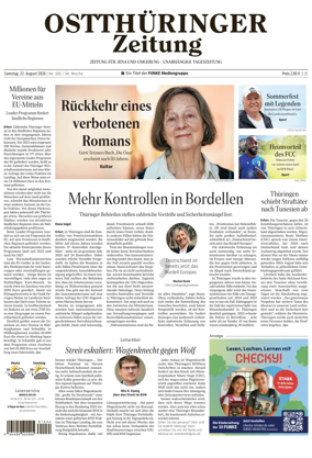 Cover of Ostthuringer Zeitung (Jena)