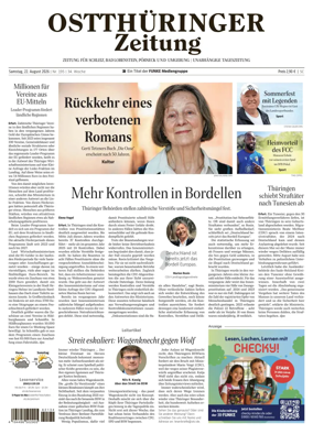 Cover of Ostthuringer Zeitung (Posneck)