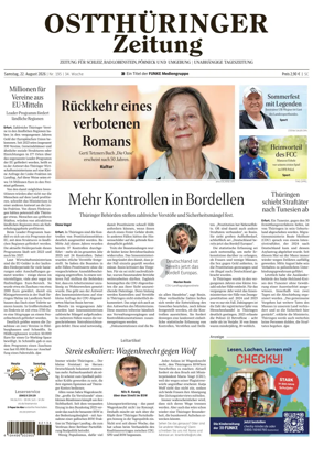 Cover of Ostthuringer Zeitung (Schleiz)