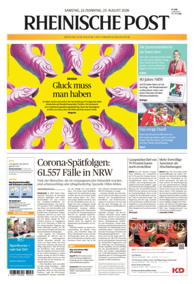 Cover of Rheinische Post Duesseldorf Meerbusch