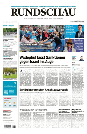 Cover of Rundschau fur den Schwabischen Wald – Der Kocherbote