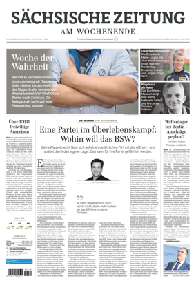 Cover of Sachsische Zeitung (Riesa & Grossenhain)
