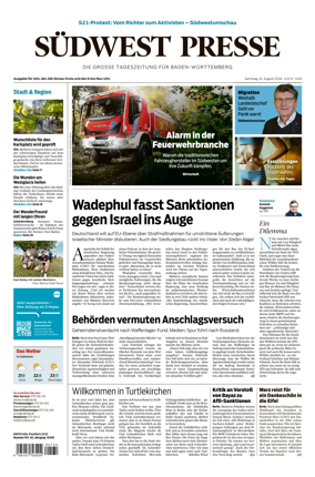 Cover of Sudwest Presse