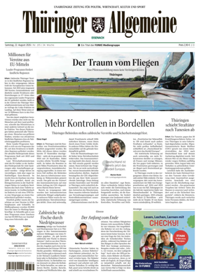 Cover of Thuringer Allgemeine (Eisenach)