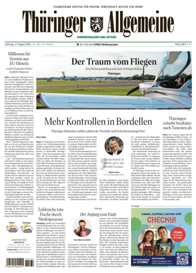 Cover of Thuringer Allgemeine (Sonderhausen und Artern)