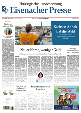 Cover of Thuringische Landeszeitung (Eisenach)