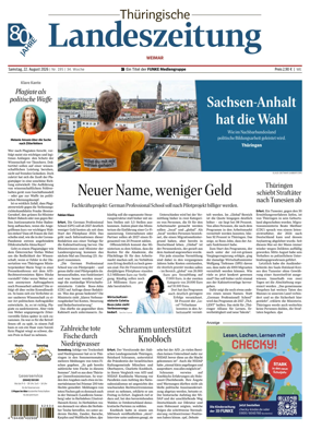Cover of Thuringische Landeszeitung (Weimar)