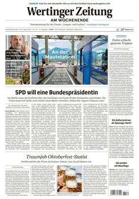 Cover of Wertinger Zeitung