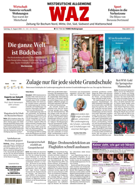 Cover of Westdeutsche Allgemeine Zeitung (Bochum)