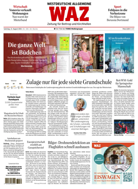 Cover of Westdeutsche Allgemeine Zeitung (Bottrop)