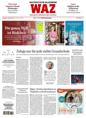 Cover of Westdeutsche Allgemeine Zeitung (Gelsenkirchen)