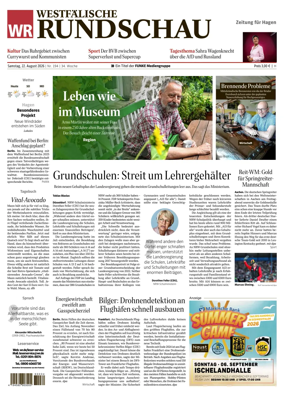 Cover of Westfalische Rundschau (Hagen Hohenlimburg)