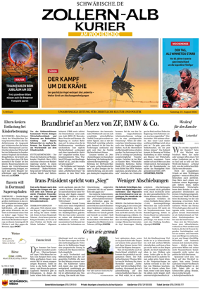 Cover of Zollern-Alb-Kurier (Balingen)