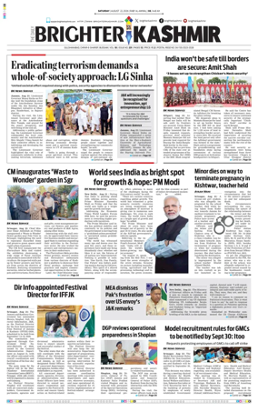 Cover of Brighter Kashmir