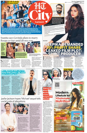 Cover of Hindustan Times (Lucknow) - Live