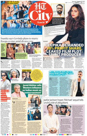 Cover of Hindustan Times (Ranchi) - Live