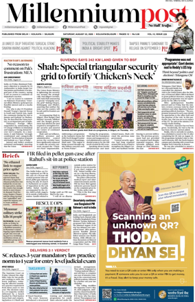Cover of Millennium Post (Kolkata)