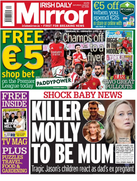 Cover of Irish Daily Mirror