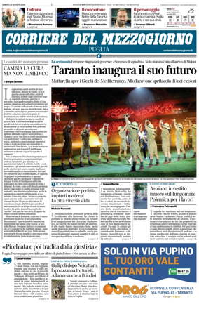 Cover of Corriere del Mezzogiorno (Puglia)