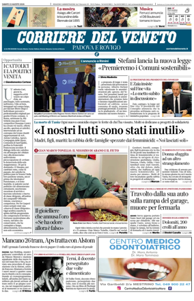 Cover of Corriere del Veneto (Padova e Rovigo)