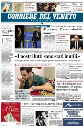 Cover of Corriere del Veneto (Venezia e Mestre)