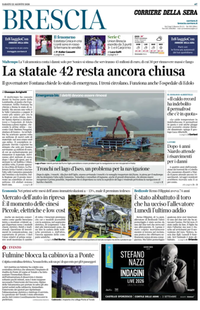 Cover of Corriere della Sera (Brescia)