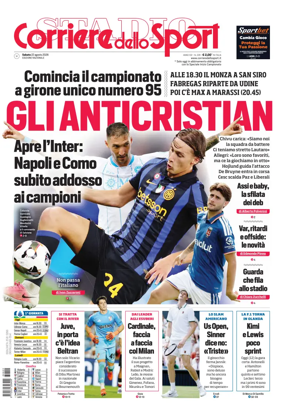 Cover of Corriere dello Sport (Nazionale)