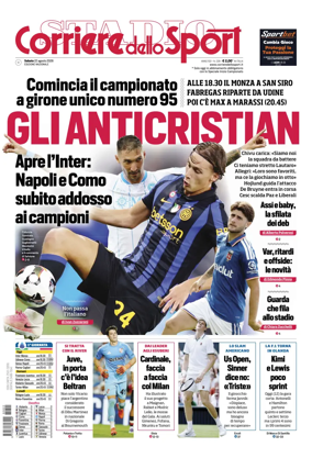 Cover of Corriere dello Sport