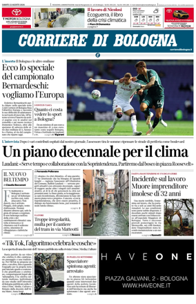 Cover of Corriere di Bologna