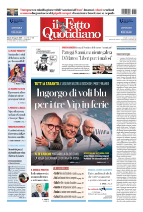 Cover of Il Fatto Quotidiano
