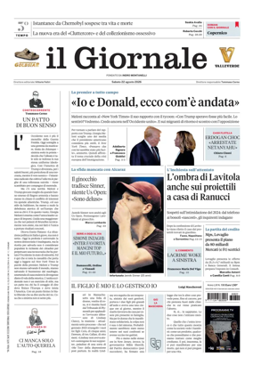 Cover of Il Giornale (Italy)