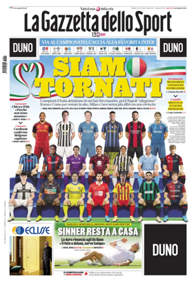 Cover of La Gazzetta dello Sport - Roma