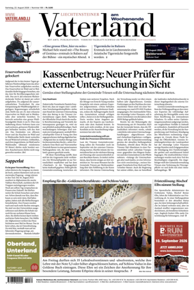 Cover of Liechtensteiner Vaterland