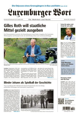 Cover of Luxemburger Wort