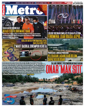 Cover of Harian Metro