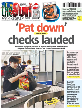 Cover of The Sun (Malaysia)