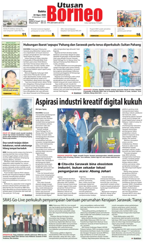Cover of Utusan Borneo (Sarawak)