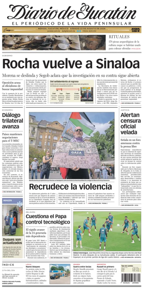 Cover of Diario de Yucatan