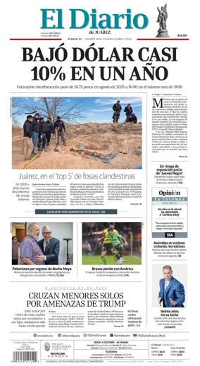 Cover of El Diario de Juarez
