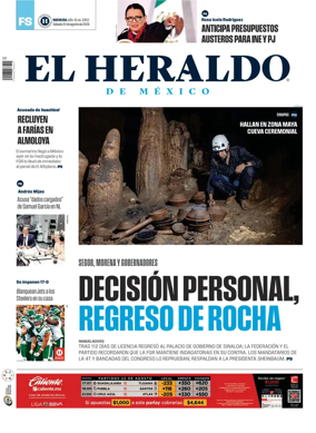 Cover of El Heraldo de Mexico