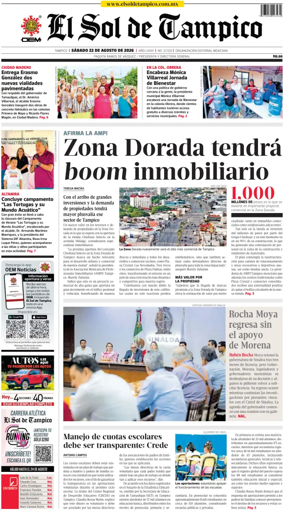 Cover of El Sol de Tampico