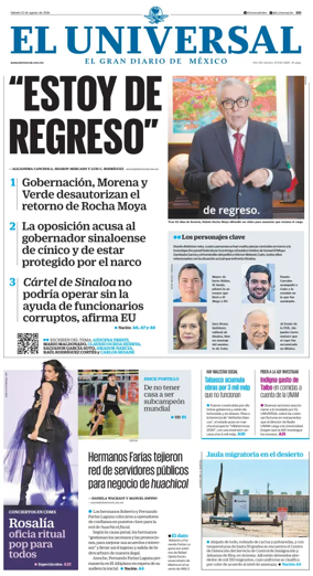 Cover of El Universal