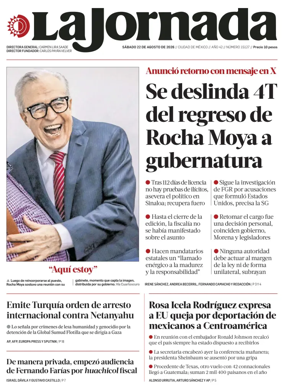Cover of La Jornada