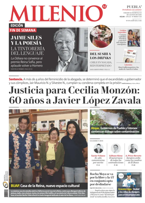 Cover of Milenio Puebla
