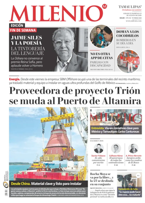 Cover of Milenio Tamaulipas