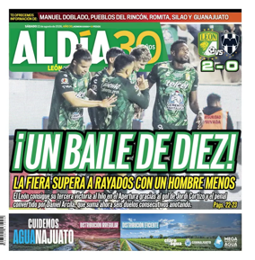 Cover of Periodico Al Dia (Leon)