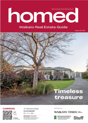 Cover of Homed Waikato Region