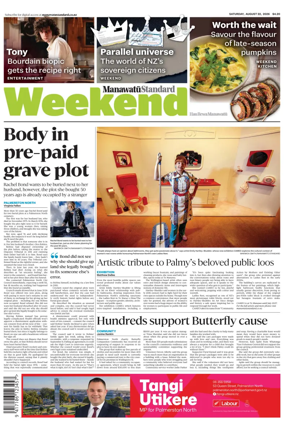 Cover of Manawatu Standard