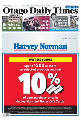 Cover of Otago Daily Times